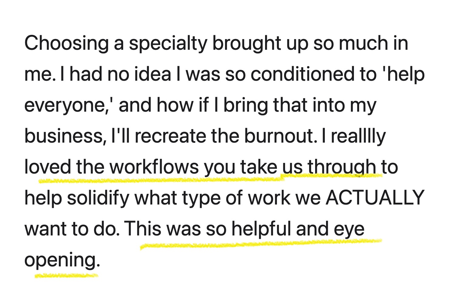 Client message